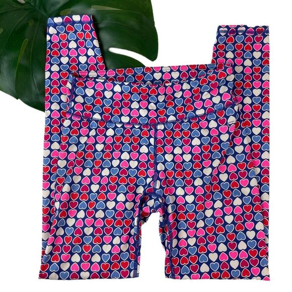 GapFit Girls Heart Print Leggings - Picture 4 of 9